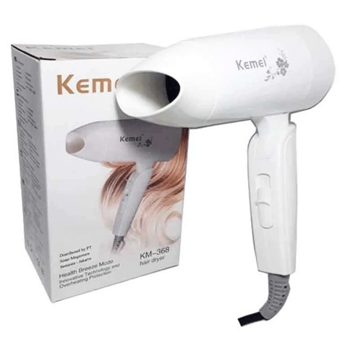 سشوار مسافرتی KEMEI مدل KM-368